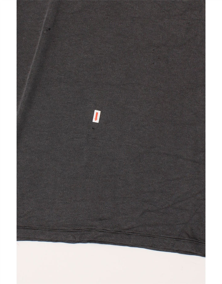 TOMMY BAHAMA Mens T-Shirt Top XL Grey Check Polyester Vintage Tommy Bahama and Second-Hand Tommy Bahama from Messina Hembry 