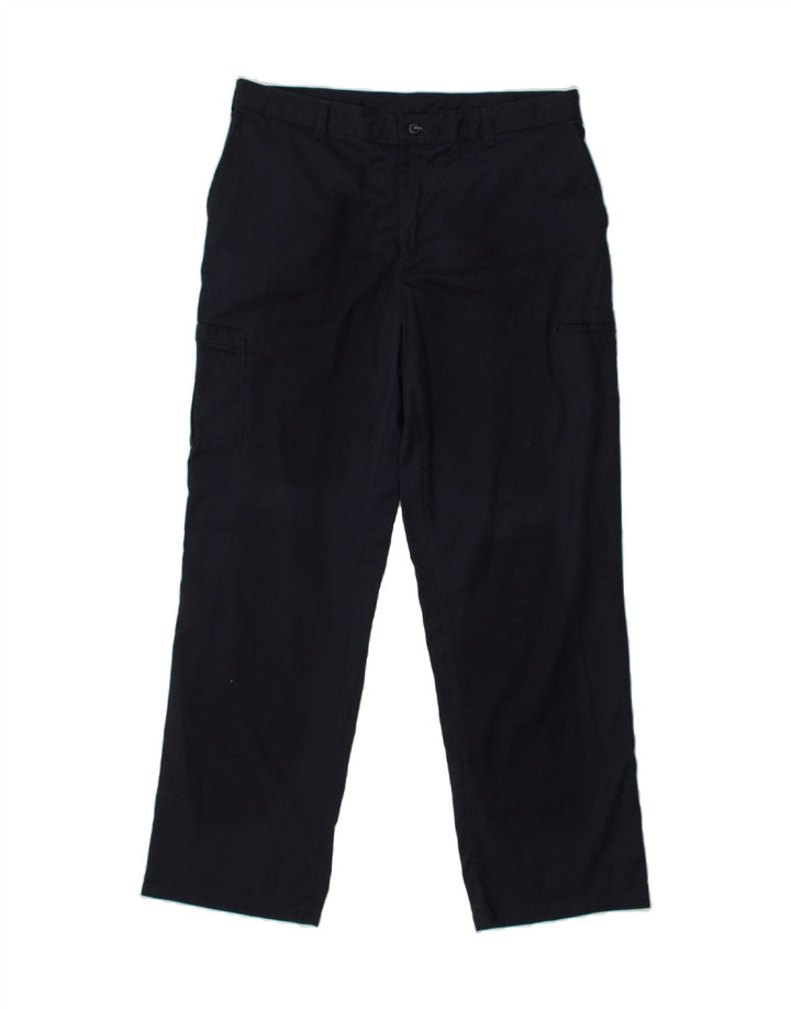 DICKIES Womens Straight Casual Trousers US 16 2XL W36 L31  Navy Blue | Vintage Dickies | Thrift | Second-Hand Dickies | Used Clothing | Messina Hembry 