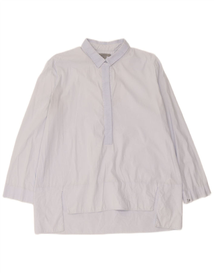 Cos Camisa pulóver para mujer EU 44 XL Algodón azul