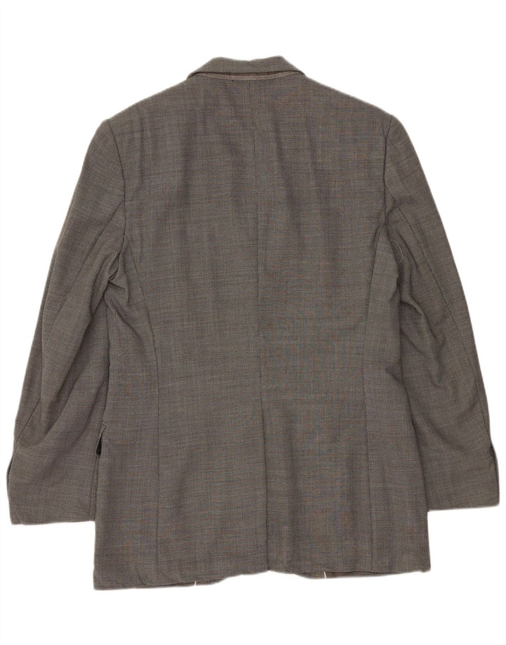 Hugo Boss Herre 3-knaps blazerjakke EU 50 Large Grå Uld