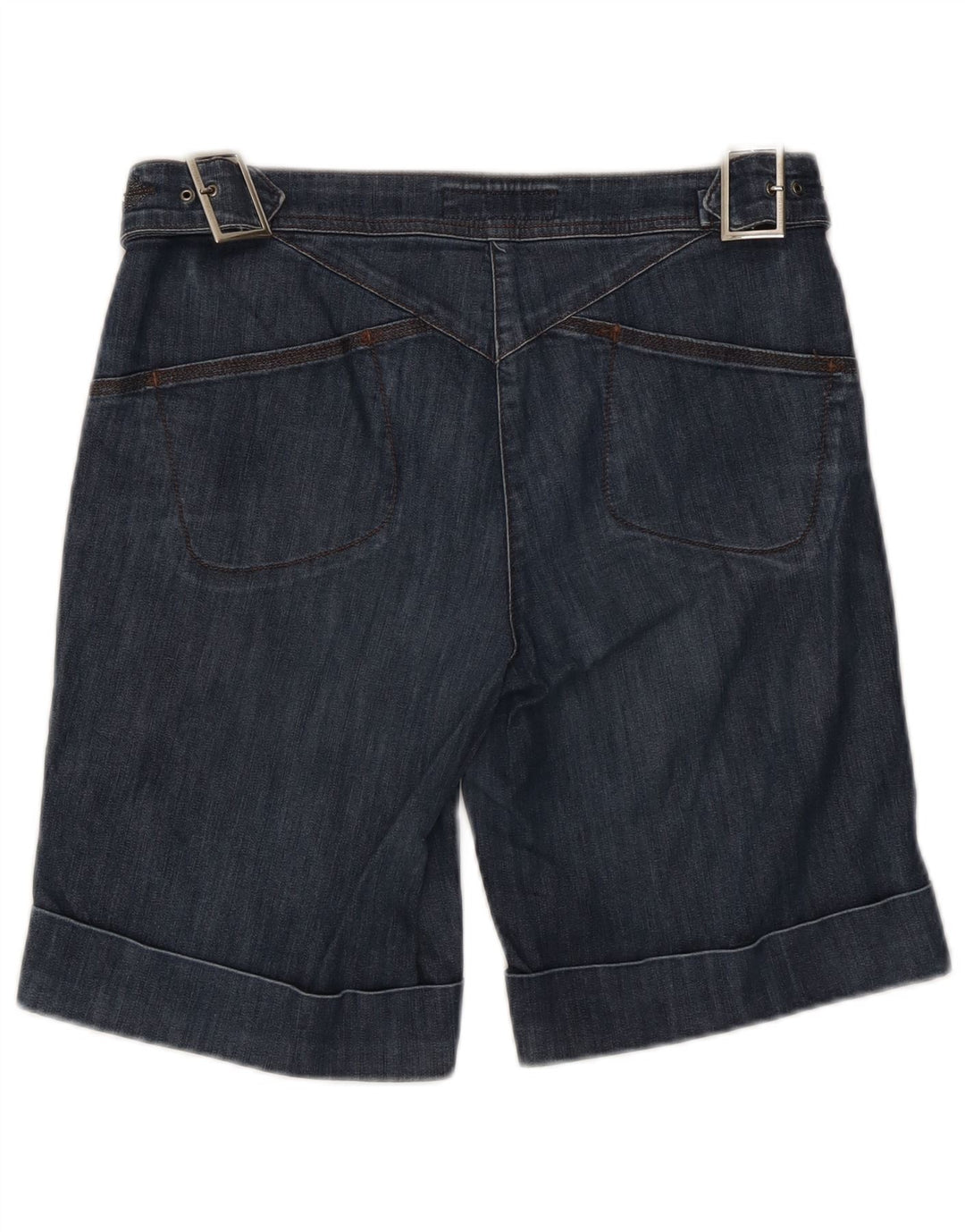 Shorts Vaqueros Mujer Trussardi W30 Azul Medio Algodón