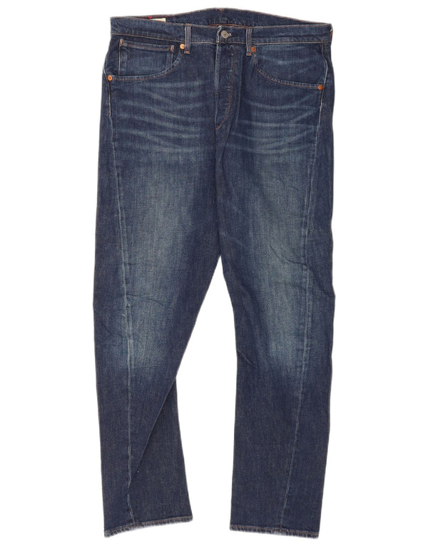 Levi's Uomo 502 Jeans affusolati W33 L29 Cotone blu