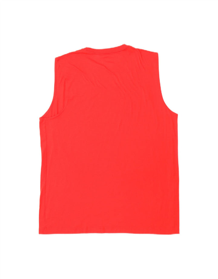 FILA Mens Vest Top Large Red Polyester Vintage Fila and Second-Hand Fila from Messina Hembry 