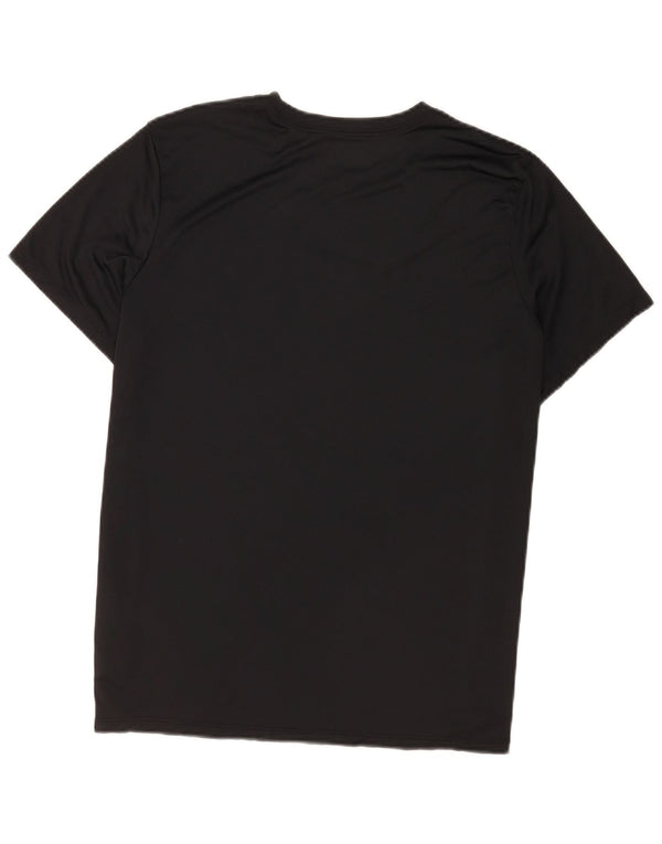 Nike Womens Graphic T-Shirt Top UK 18 XL Black Polyester Sports