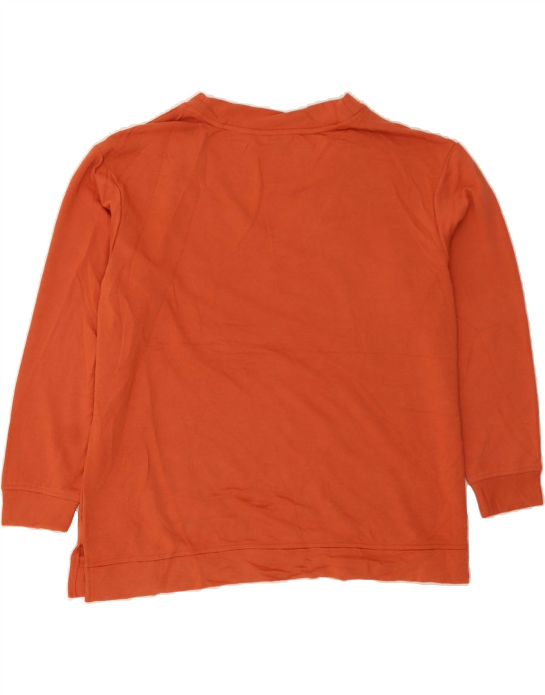 ORVIS Womens Sweatshirt Jumper UK 18 XL Orange Modal Vintage Orvis and Second-Hand Orvis from Messina Hembry 