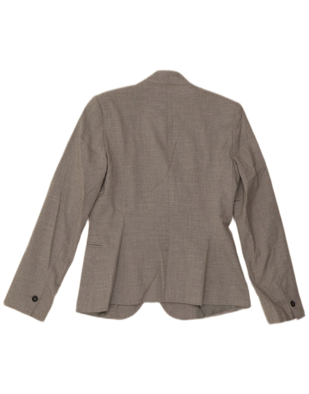 Jaqueta blazer feminina Zara com 1 botão EU 36 XS cinza
