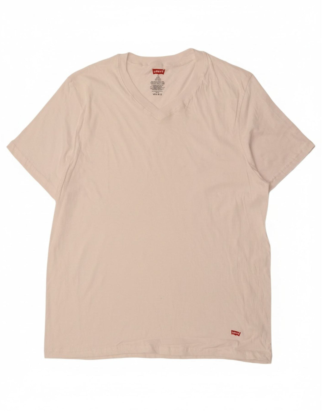 LEVI'S Mens T-Shirt Top Large White Cotton