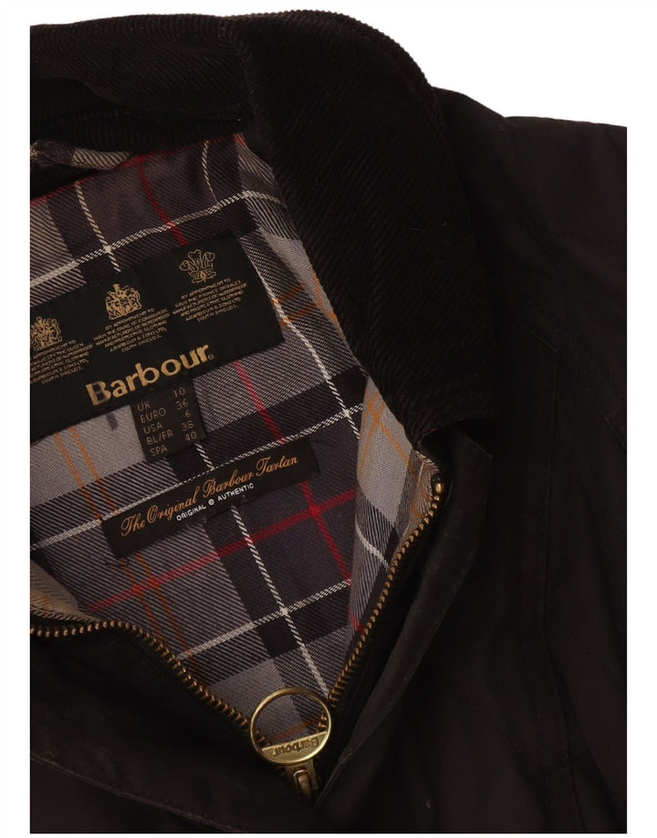 Barbour Womens Quilted Jacket UK 10 Small Black