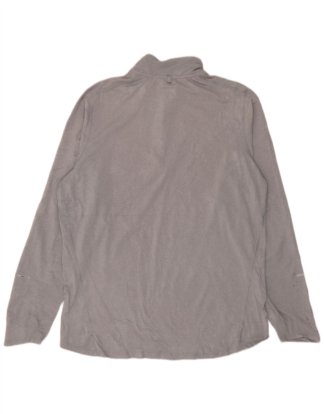 Nike Herre Dri Fit Pullover Pullover Træningsdragt Top Stor Grå Polyester