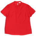 Oasis Damen-Blusenoberteil UK 12 Mittelrotes Polyester