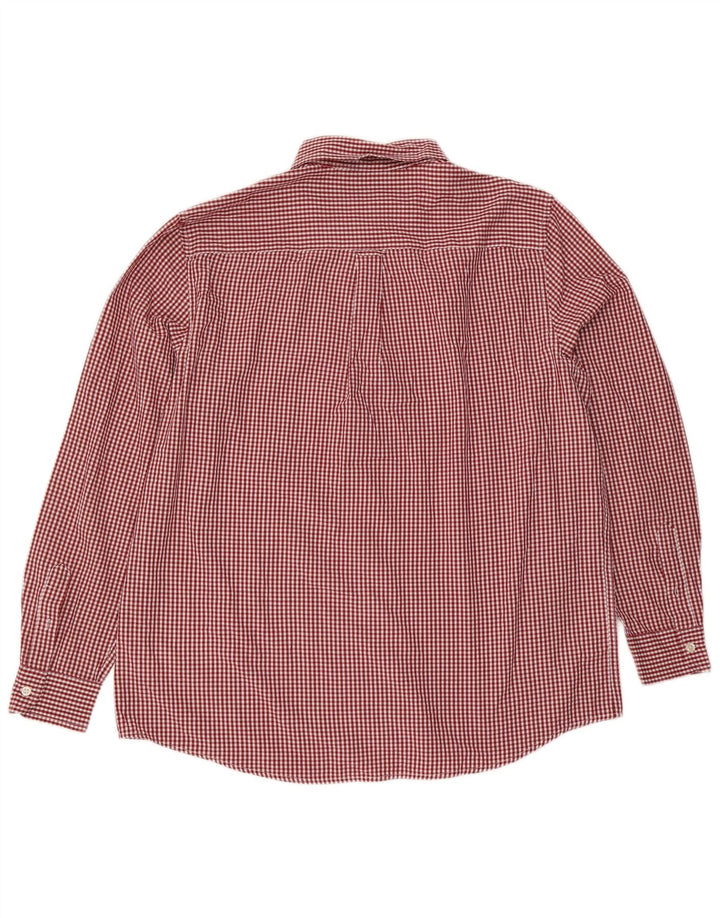Chaps Camisa Hombre XL Algodón Vichy Rojo