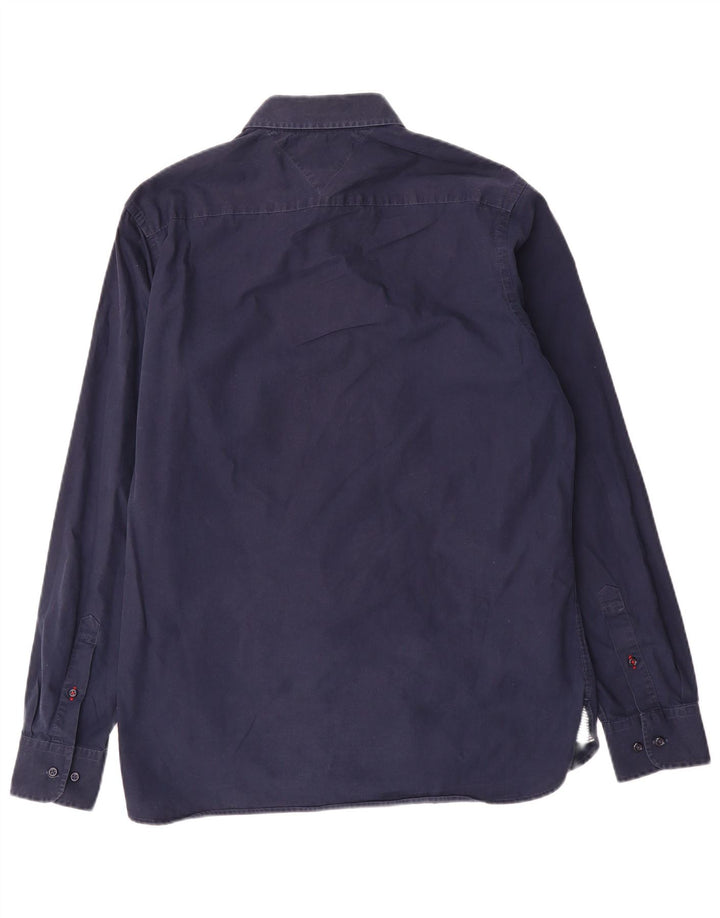 Tommy Hilfiger Herren Custom Fit Hemd Medium Marineblau
