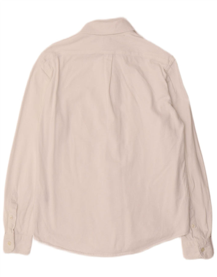 ZARA Mens Regular Fit Shirt Medium White Cotton