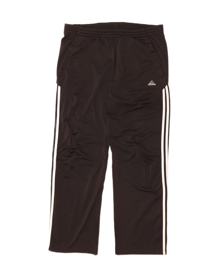 ADIDAS Mens Tracksuit Trousers UK 40/42 Medium Black Polyester Vintage Adidas and Second-Hand Adidas from Messina Hembry 