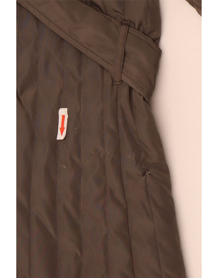 Michael Kors Damen Steppjacke UK 18 XL Braun Polyester