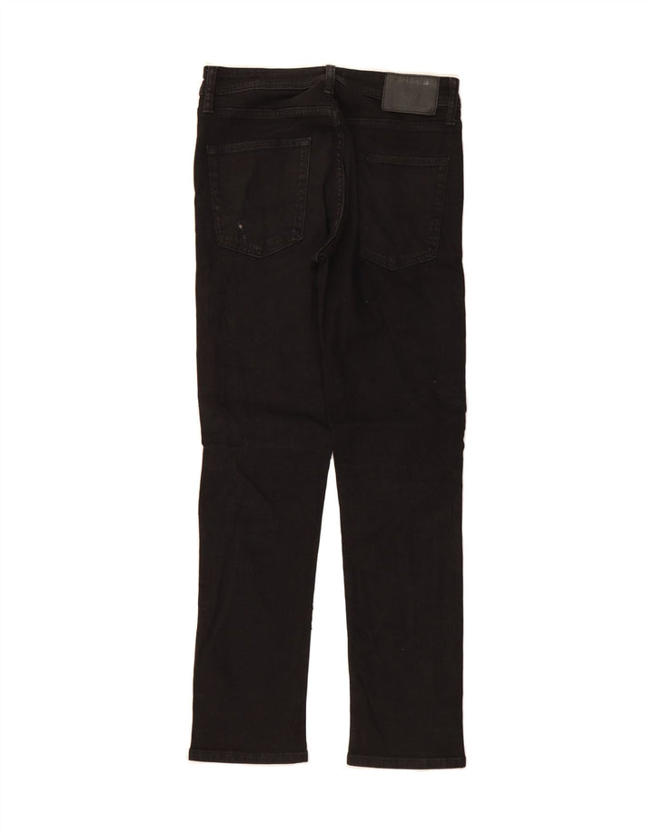JACK & JONES Mens Slim Jeans W30 L32 Black Cotton Vintage Jack & Jones and Second-Hand Jack & Jones from Messina Hembry 