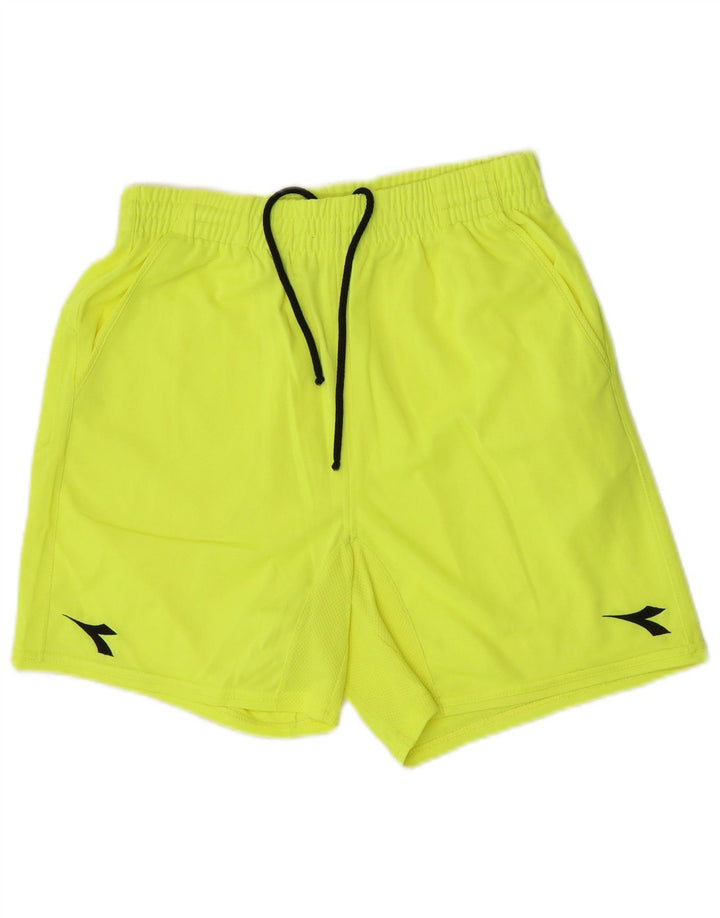 Diadora Mens Sport Shorts Medium  Green Polyester