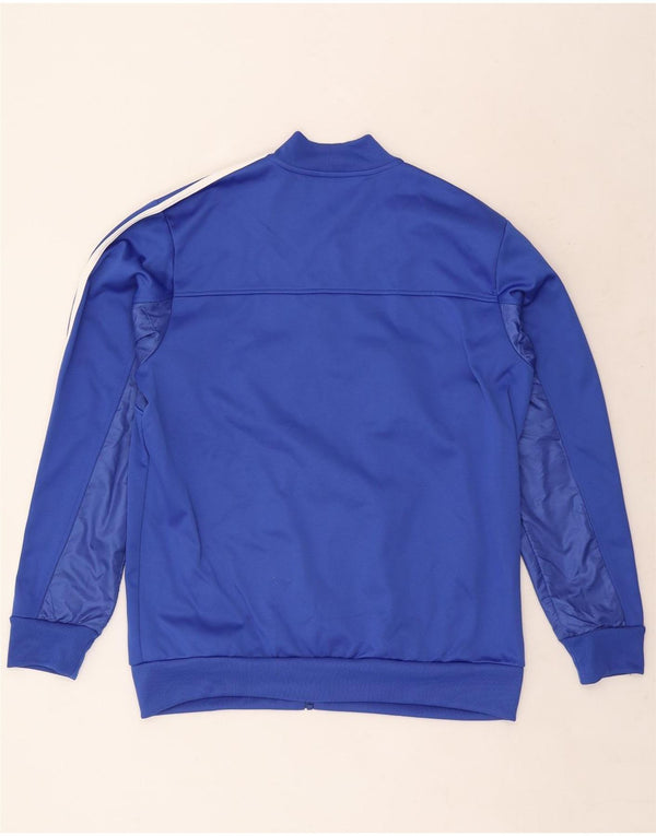 Adidas Mens Chelsea FC Graphic αθλητική φόρμα Top Jacket μεγάλο μπλε πολυεστέρας