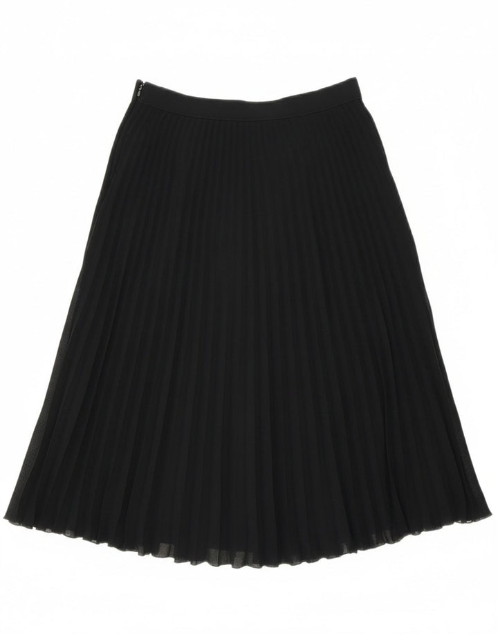 VINTAGE Womens Pleated Skirt W30 Medium  Black Vintage Vintage and Second-Hand Vintage from Messina Hembry 
