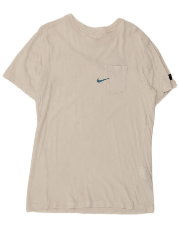 Nike Mens Graphic T-Shirt Top Small White Cotton