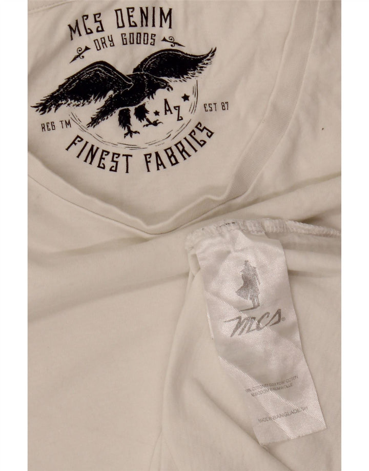 Marlboro Classics Mens T-Shirt Top Large White Cotton