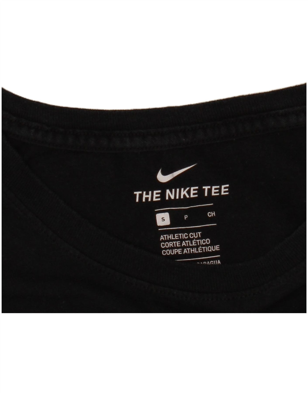 NIKE Mens Athletic Cut Graphic T-Shirt Top Small Black