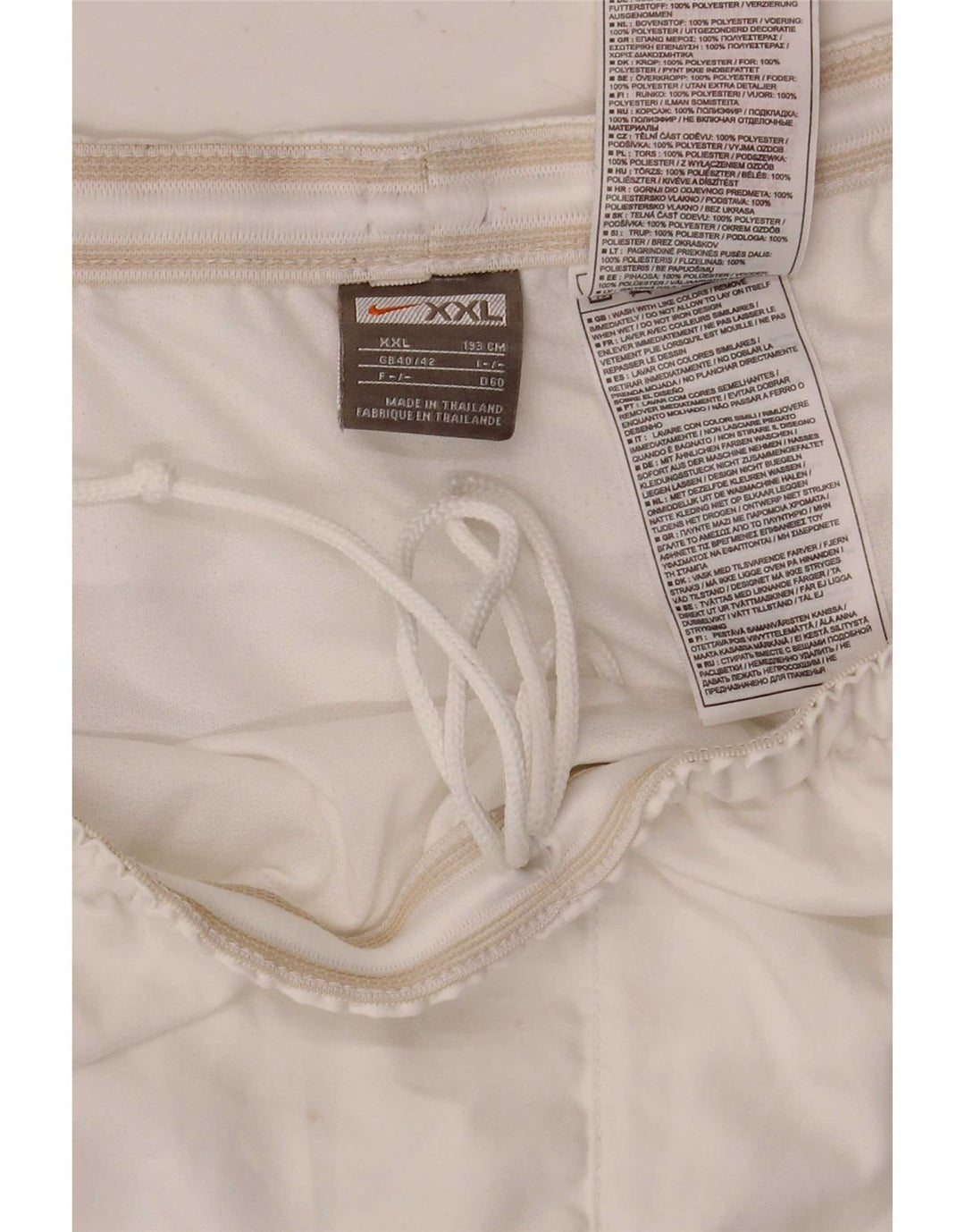 Nike Herren Sportshorts 2XL Weiß Polyester