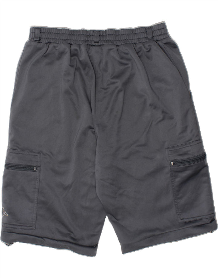 KAPPA Boys Sport Shorts 11-12 Years XL Grey Polyester Vintage Kappa and Second-Hand Kappa from Messina Hembry 