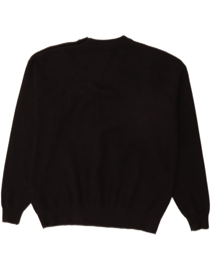 Marks & Spencer Dame sweater med rund hals DK 14 Medium Sort Viscose