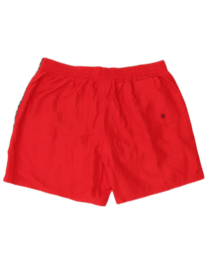 NIKE Mens Graphic Swimming Shorts XL Red Polyester