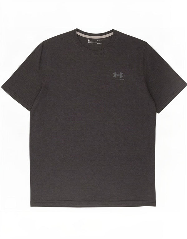 Under Armour Camiseta Heat Gear para hombre Top gris medio moteado