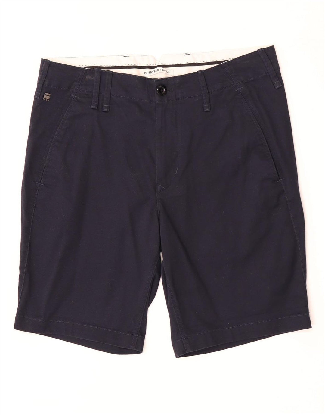 Pantaloncini cargo da uomo G-Star W33 cotone blu navy medio