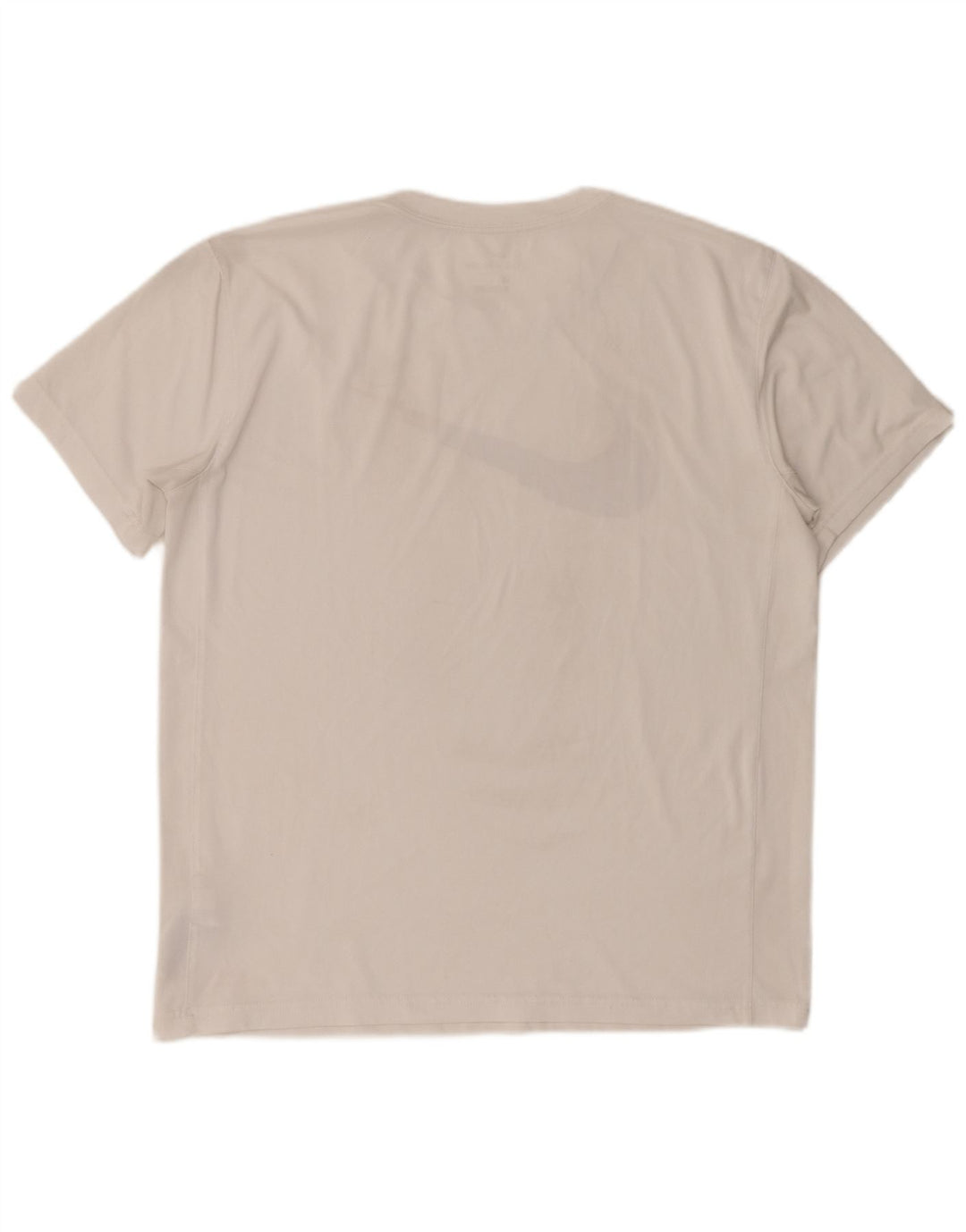 Nike Mens Dri Fit Graphic T-Shirt Top Large White Polyester
