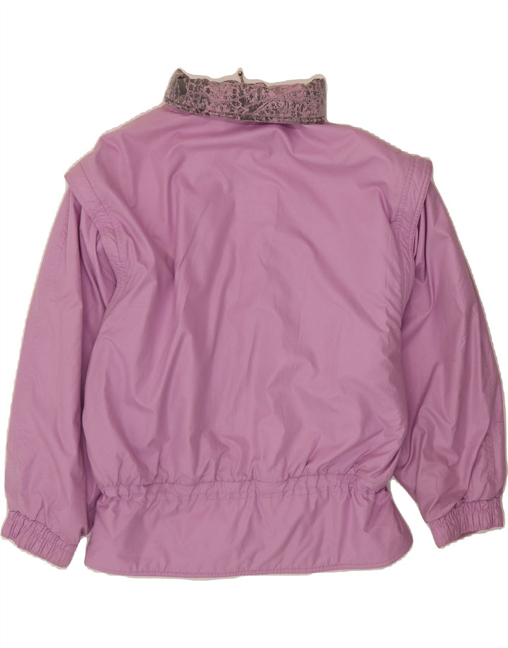 VISION Womens Windbreaker Jacket UK 18 XL Purple Polyester Vintage Vision and Second-Hand Vision from Messina Hembry 