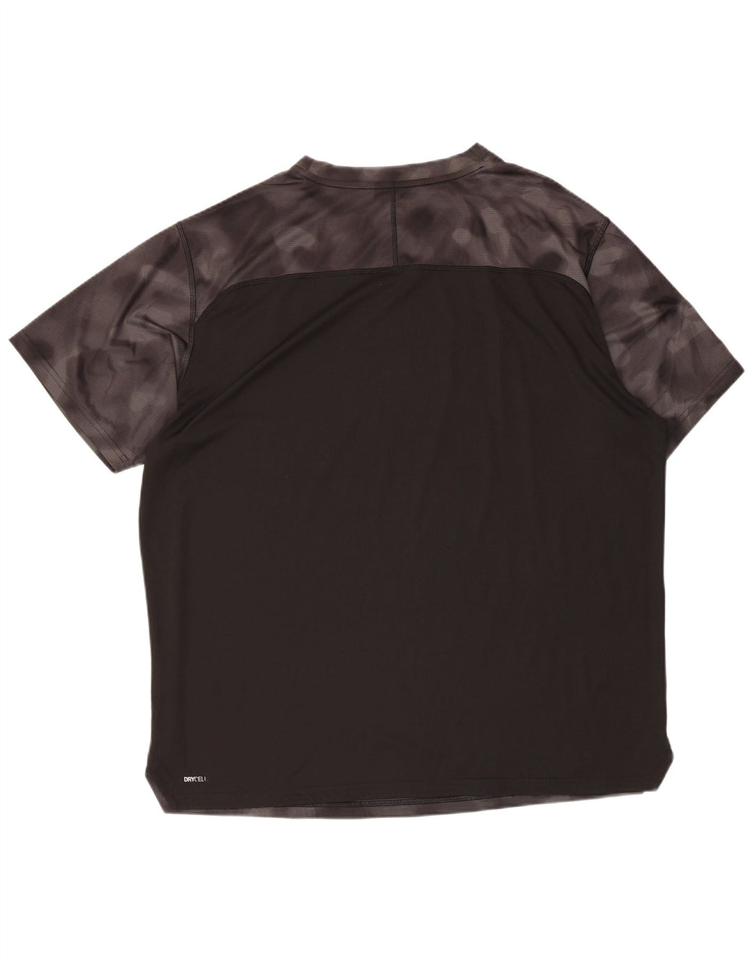 T-shirt da uomo Puma Top XL poliestere mimetico grigio