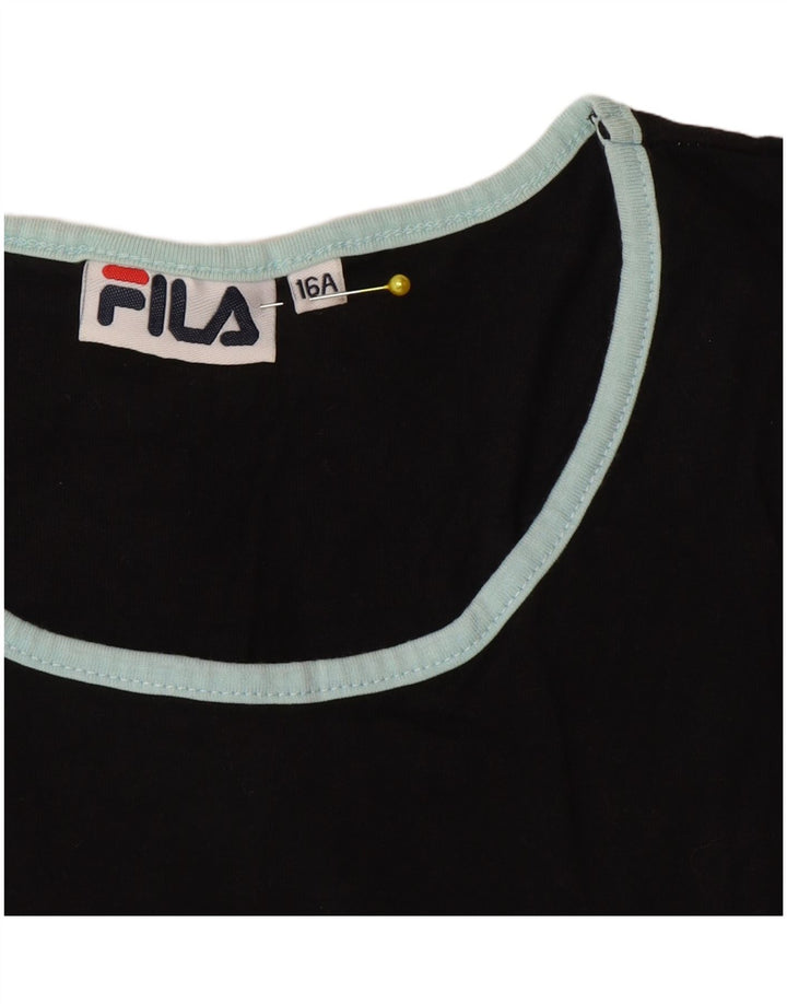 Fila Jungen-Trägershirt, 15–16 Jahre, mehrfarbig, Farbblock