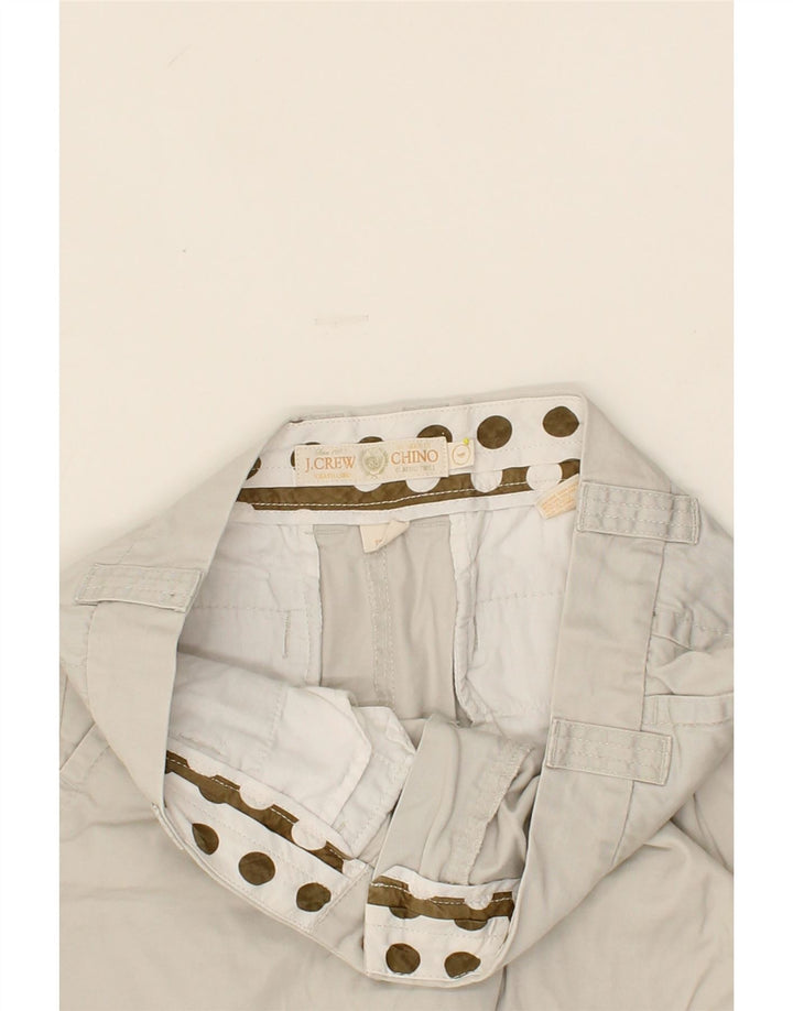 J. CREW Womens Chino Shorts US 4 Small W32  White Cotton Vintage J. Crew and Second-Hand J. Crew from Messina Hembry 