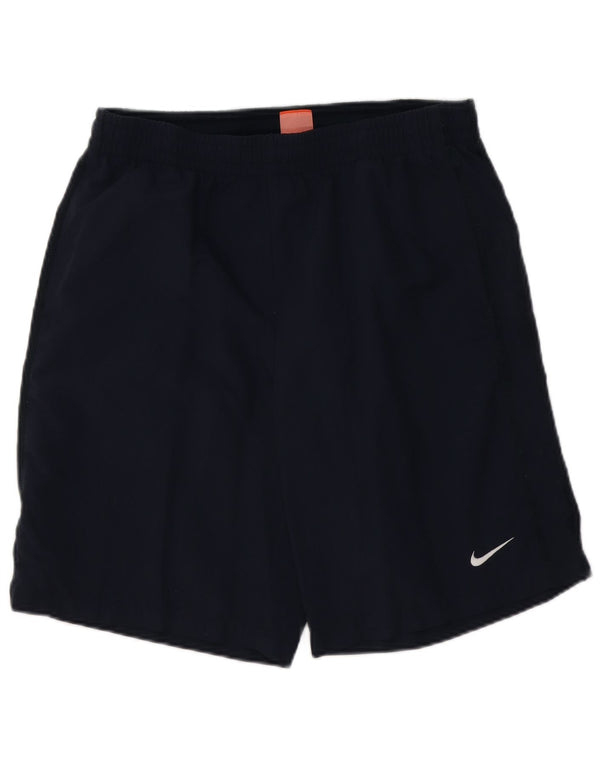 Nike Mens Sport Shorts Large Navy Blue Polyester