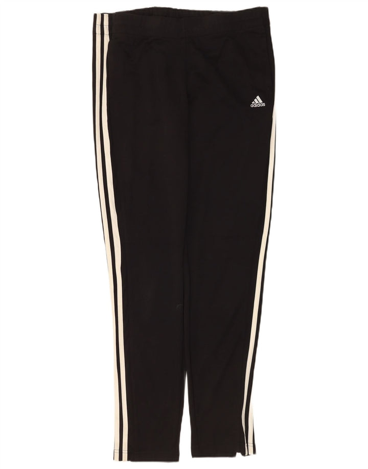 Adidas Womens Climalite Tracksuit Trousers UK 12/14 Medium Black Polyester