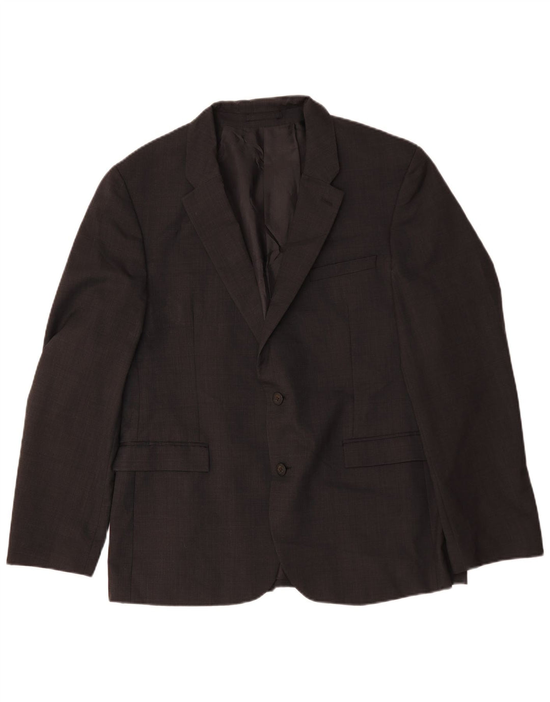 Marks & Spencer Herre Autograph 2 Button Blazer Jacket UK 44 XL Sort Uld