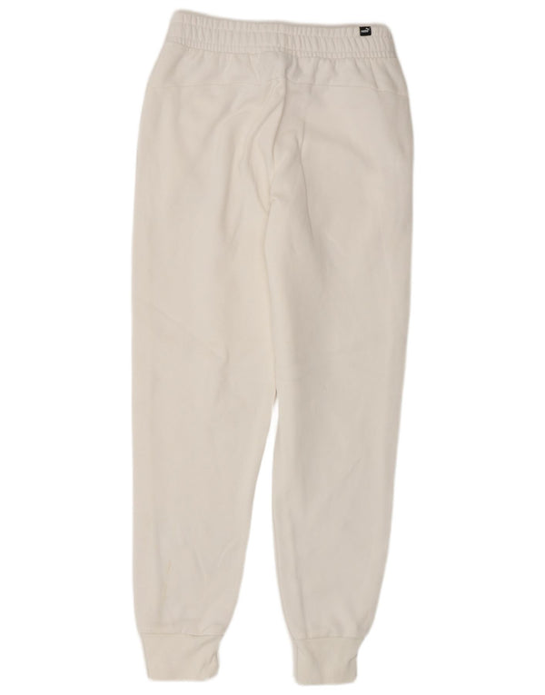 Puma Pantalon de Survêtement Joggers Homme Blanc Small