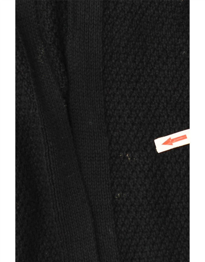 Gap Womens Open Cardigan Sweater UK 14 Medium Navy Blue Cotton