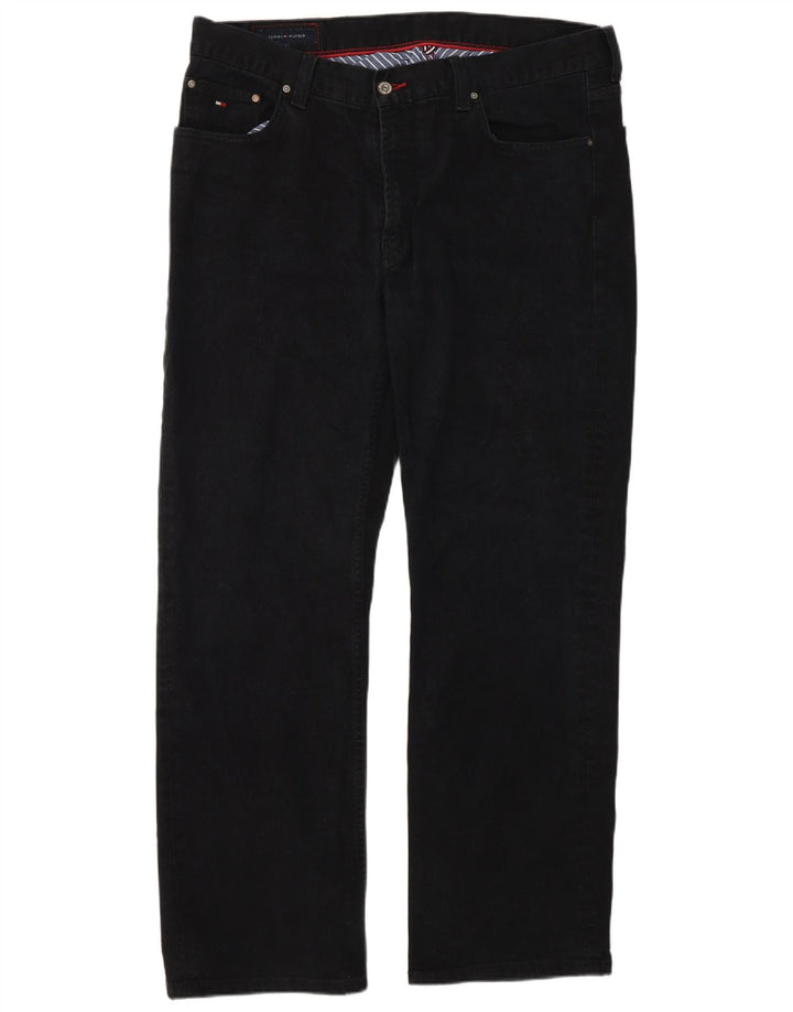 Tommy Hilfiger Mens Straight Jeans W38 L32 Black