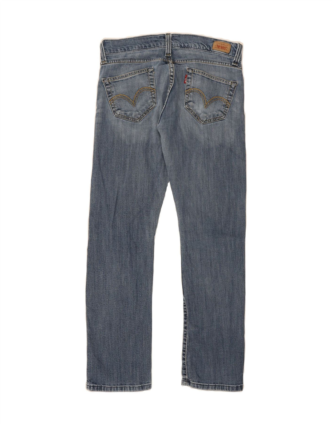 LEVI'S Womens Straight Jeans US 5 Medium W28 L28 Blue Cotton Classic Vintage Levi's and Second-Hand Levi's from Messina Hembry 