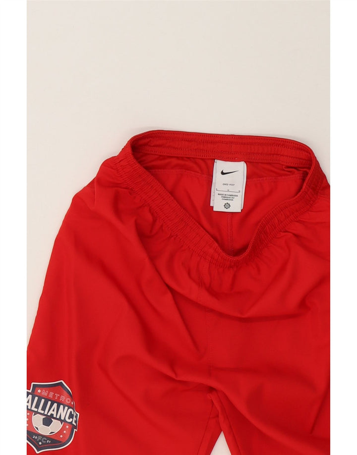 NIKE Boys Dri Fit Sport Shorts 12-13 Years Large Red Polyester Vintage Nike and Second-Hand Nike from Messina Hembry 