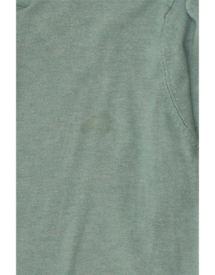 Marks & Spencer Womens Cardigan Sweater UK 12 Medium Green Viscose