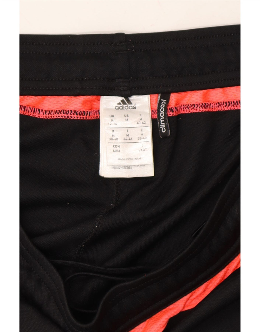 ADIDAS Womens Climacool Tracksuit Trousers UK 12/14 Medium Black Polyester Vintage Adidas and Second-Hand Adidas from Messina Hembry 