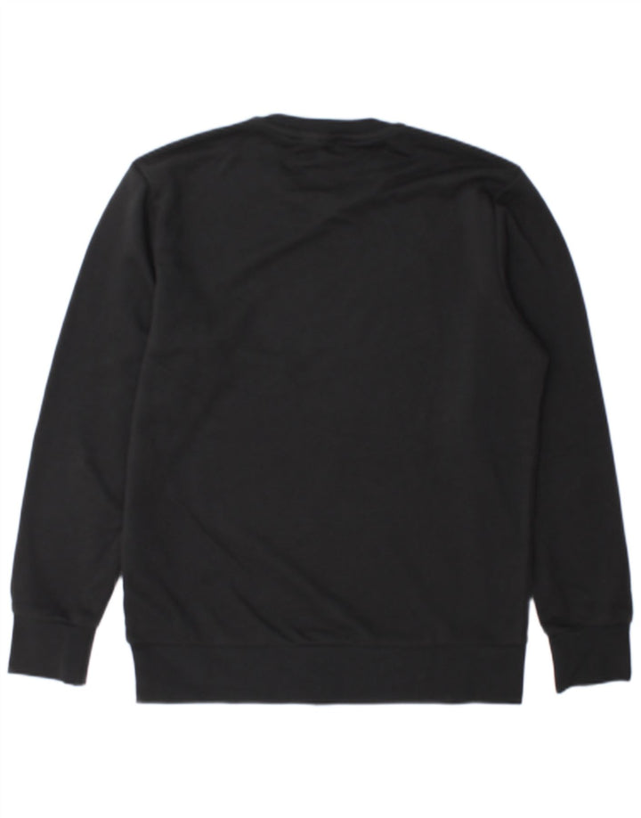 Felpa grafica da uomo Adidas Maglione grande nera