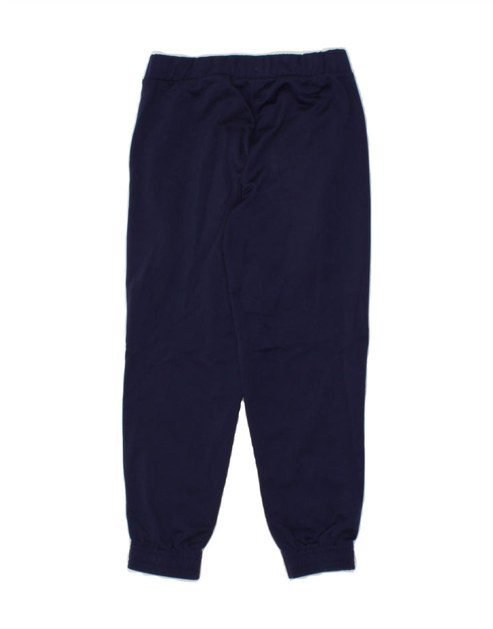 PUMA Boys Tracksuit Trousers Joggers 7-8 Years Navy Blue Polyester Vintage Puma and Second-Hand Puma from Messina Hembry 