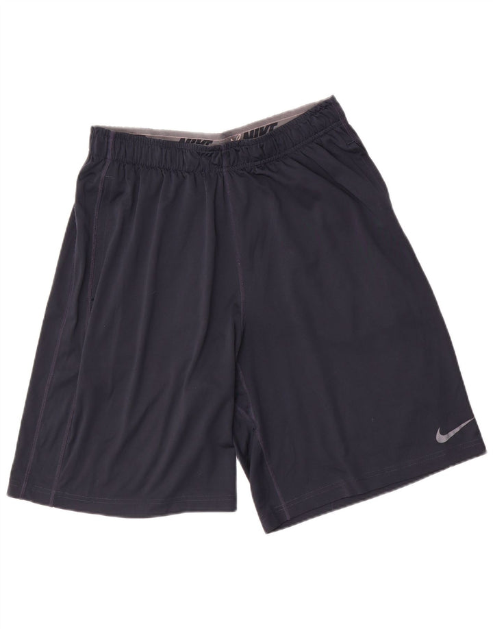 Nike Mens Dri Fit Sport Shorts Medium Navy Blue Polyester